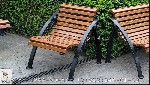 Разное объявление но. 4320417: Кресла уличные из лиственницы на стальном каркасе