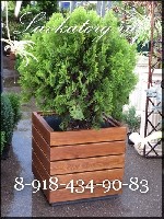 Разное объявление но. 4188140: Кашпо уличные из дерева и металла