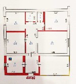 Продам квартиру объявление но. 4303232: Продаётся 3к квартира в 2-х квартирном доме с земельным участком в с.  Кондоль