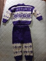 Детская одежда, обувь объявление но. 4241670: Костюмчик вязаный вручную новый