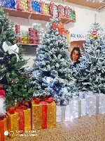 "Ёлка с ягодами и шишками .  
В наличии

Без эффекта снега.  

120 см- 540 тысяч
150 см- 820 тысяч
180 см- 1.130 тысяч (скидка 12%)
210 см- 1.290 тысяч
240 см- 1.710 тысяч

С эффектом снега ...