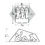 Спортинвентарь объявление но. 4321275: палатка Big Agnes Tiger wall 3 Platinum,  новая.  Вес 1.05/1.16 кг
