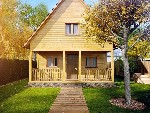 Утепленный каркасный дачный дом любой планировки,  на фундаменте из винтовых свай построим в Пензе,  в любом СНТ.  Произвольные размеры дачного дома позволяют получить на садовом участке удобный для с ...