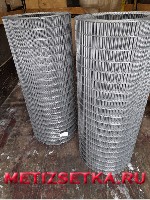 Сетка сварная оцинкованная ЦАММ (алюмоцинк) для изготовления клеток.  
Ячейки 12,5х25;  15х25,  12,5х50;  25х25;  25х50;  12,5х75 мм.  и др.  
Диаметр проволоки,  из которой сделана сетка:  - 2,0 мм ...