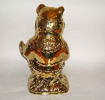 Разное объявление но. 4273604: Стеклянная статуэтка медведь.  Позолота.  С бочонком для напитков на 1 литр.  Выбрать в подарок.