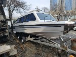 Катер стеклопластиковый на 26 мест с закрытой кабиной бу
Производитель Changzhou Yangtze River Yacht Company 
Год выпуска 2003г.  
Длина 8.5м.  (28 футов)
Ширина 2.6м.  
Высота 2.4м.  
Высота бо ...