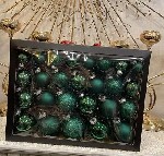 "Шары стеклянные
Премиум класса.  
Московские .  

Двухъярусная
В комплекте - 52 штуки

Цвета :  Серебряный ,  золотой ,  красный ,  зелёный ,  голубой и жемчуг .  

Доставка по всему Узбекис ...