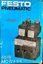 КОЭМЗ продает:  FESTO PNEUMATIC 4576 MC-5/4-1/4.  
Пневмораспределитель Festo MC-5/4-1/4 - это пневмораспределитель с электроуправлением.  
Параметры пневмораспределителя Festo MC-5/4-1/4:  
*Функц ...