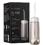 Суперкомпактный ирригатор российского производителя для ухода за зубами в поездках и путешествиях.  В модели 3 режима чистки и 5 уровней давления,  4 насадки,  батарея держит заряд целый месяц.  В под ...