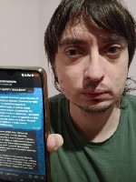 32 174 65.  ни женат.  депресия.  мог бы пригласить тебя до Липецка или Воронежа.  по симпатии.  билет на поезд только по документам,  если не готова ехать так .  ты без татуировок и симпатичная.  из  ...