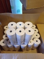 Куплю кассовую (чековую) ленту термо 57мм и 80мм.  
Для платежных терминалов,  касс,  чековых принтеров,  банкоматов и т.  п.  
Размеры и метраж любые:  
57х20х12;  57х30х12мм;  57х38х12мм;  57х40х ...