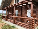 Ремонтные услуги объявление но. 4285271: Шлифовка,  покраска,  герметизация срубов по всей Беларуси