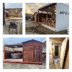 Разное объявление но. 4244450: Отдых на море с теплым бассейном и баней на дровах.