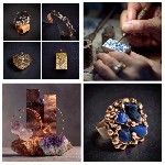 В наших украшениях сплетаются красота природы и мастерство ручной работы.  Камень,  медь,  латунь,  мельхиор и художественная керамопластика становятся частью волшебства,  где каждая деталь — шедевр.  ...